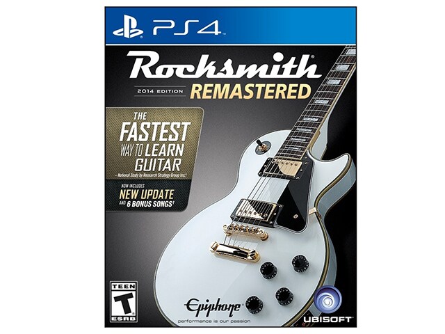 RocksmithÂ® 2014 Edition Remastered for PS4â„¢