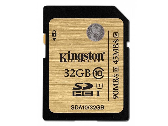 Kingston 32GB SDHC Class 10 UHS I 90R 45W Flash Card