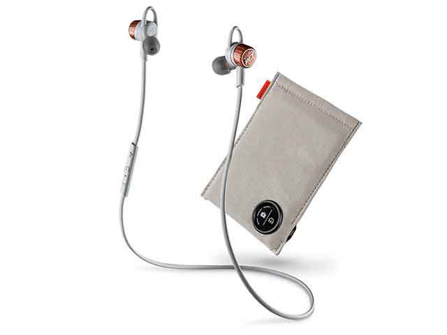 Plantronics Backbeat Go 3 BluetoothÂ® Earbuds with Charging Case Copper Grey