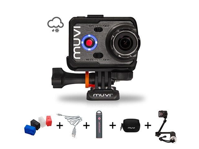Veho MUVI K 2 Sport Wi Fi Action Camera Bundle Grey Edition
