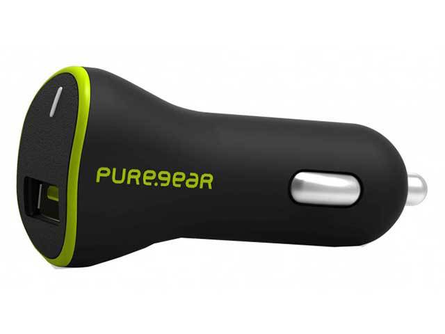 PureGear Qualcomm Quick USB Car Charger Black