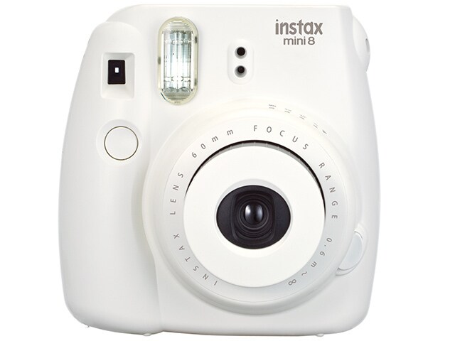 Fujifilm Instax Mini 8 Instant Camera with 10 Exposure Film White