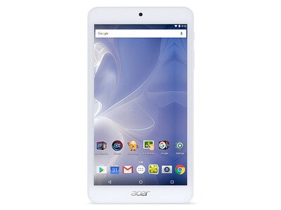Tablette 7 po Iconia One B1-780-K9UP d’Acer avec processeur quadricœur à 1,3 GHz ARM Cortex-A53, espace de stockage de 16 Go et Android 6.0 - blanc