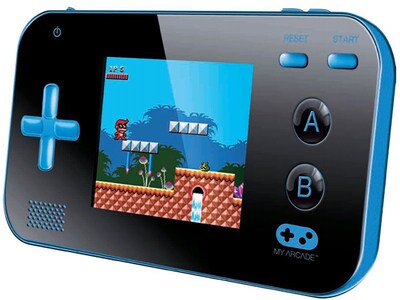 dreamGEAR My Arcade Portable Handheld Gaming System with 220 Games - Blue & Black