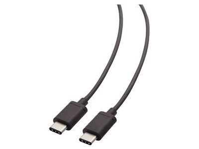 Nexxtech 2m (6.6’) USB Type-C to USB Type-C Cable - Black