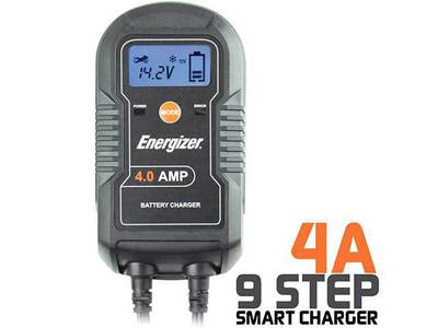 Energizer ENC4A 4 Amp Battery Charger and Maintainer