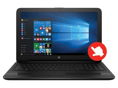 HP 15-ba040ca 15.6” Laptop with AMD A10-9600P, 1TB HDD, 12GB RAM & Windows 10 Home - Black