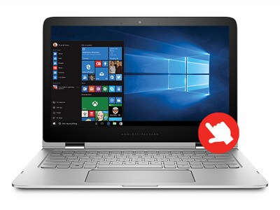HP Spectre x360 13-4110ca 13.3” Convertible Laptop with Intel® i5-6200U, 128GB SSD, 4GB RAM & Windows 10 Home - Silver