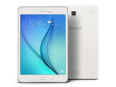 Samsung Galaxy Tab A SM-T350 8" Tablet with 1.2GHz Quad-Core Processor, 16GB of Storage & Android 5.0 - White