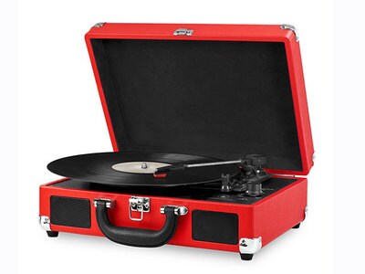Innovative Technology Portable Bluetooth® Turntable - Red