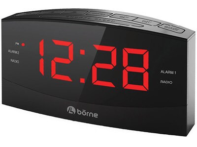 Borne CR1830D AM/FM Clock Radio