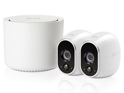 Arlo VMS3230 Wire-Free Indoor/Outdoor Wi-Fi Security System with 2 HD Cameras