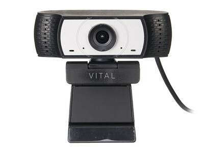 VITAL 1080p HD Streaming USB Web Camera - Black