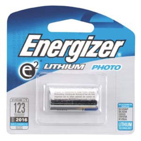 Energizer EL123APBP 3 Volt Lithium Photo Battery