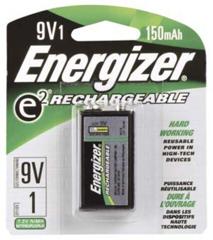 Energizer NH22NBP Rechargeable NiMH 9V Battery