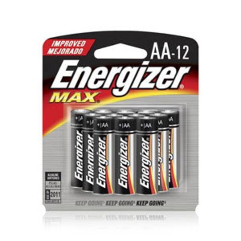 Energizer Max AA Alkaline Battery 12 Pack