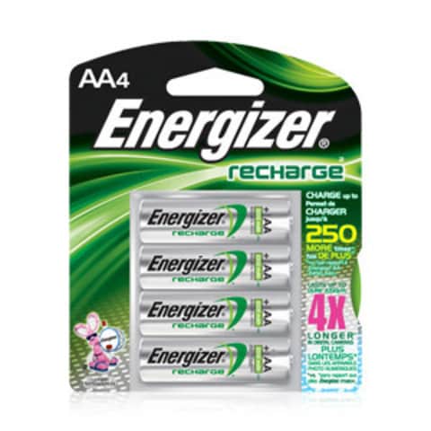 Energizer Rechargeable Ni MH AA Battery 2300 mAh 4 Pack