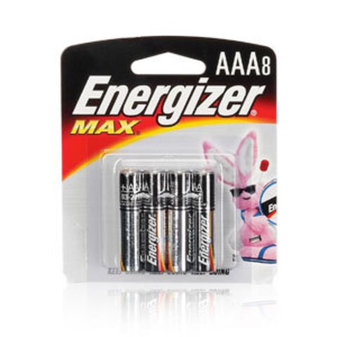 Energizer Max AAA Alkaline Battery 8 Pack