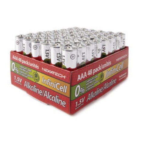InfiniCell AAA Alkaline Battery 48 Pack