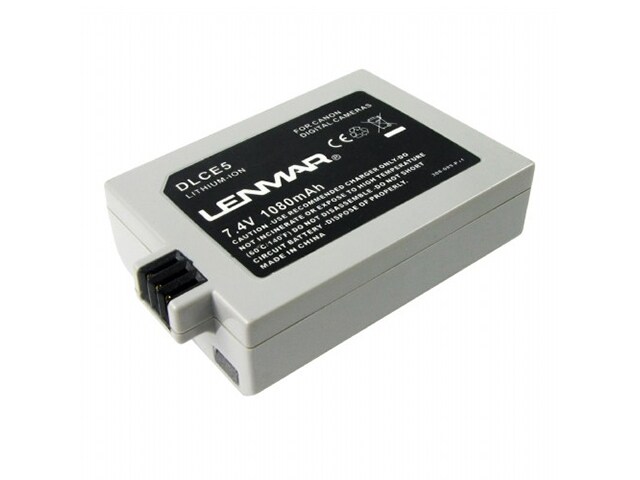 Lenmar DLCE5 Replacement Battery for Canon LP E5 Digital Camera