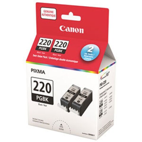 Canon PGI 220 Twin Pack Ink Cartridge Black