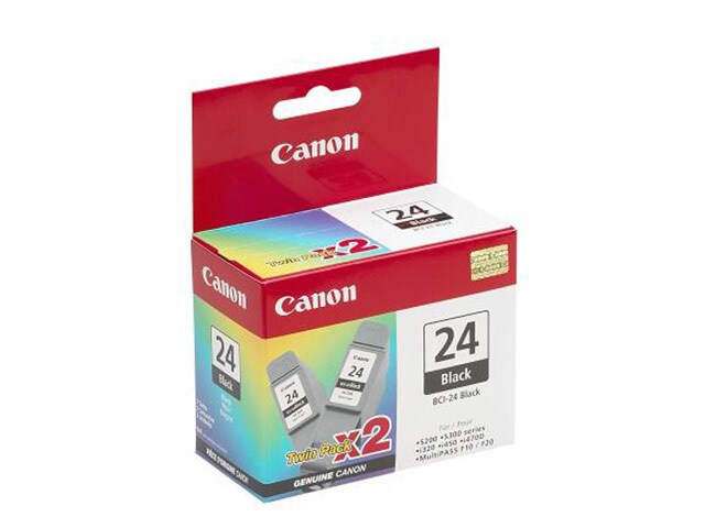 Canon BCI 24 Black 2 Pack