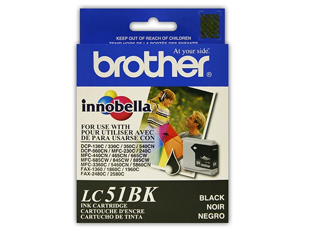 Brother LC51BKS Ink Cartridge Black