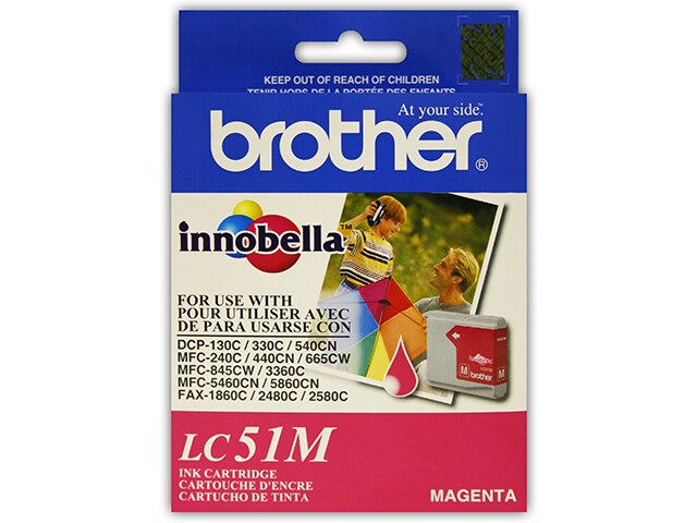 Brother LC51MS Ink Cartridge Magenta