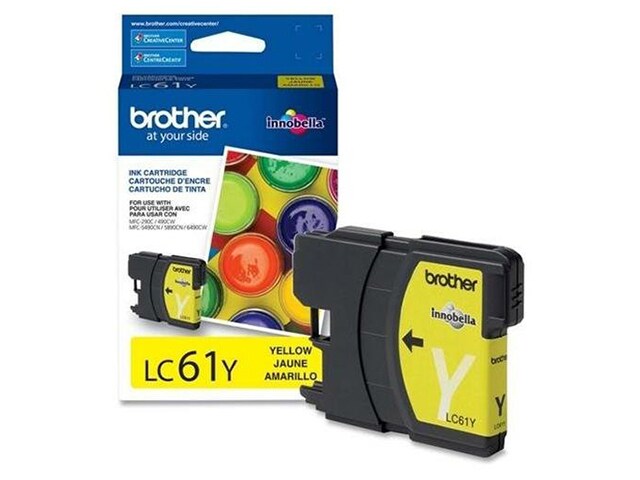 Brother LC61Ys Ink Cartridge Yellow