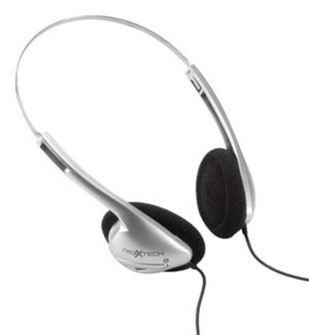 Nexxtech Lightweight Headphones Silver