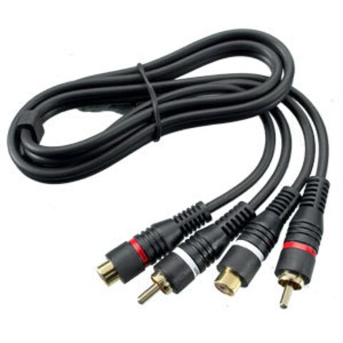 Nexxtech Stereo RCA Phono Extension Cableâ€“90cm 3 ft