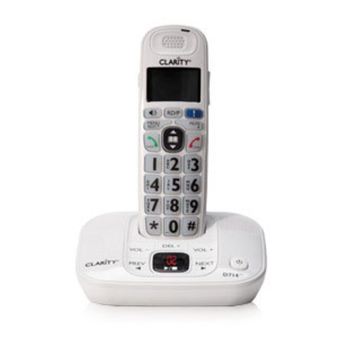 Clarity D712 Amplified Cordless Phone with Answering Machine