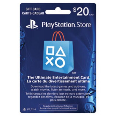 PlayStationÂ® Network 20 card