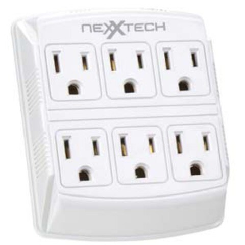Nexxtech 6 Outlet Grounded Tap