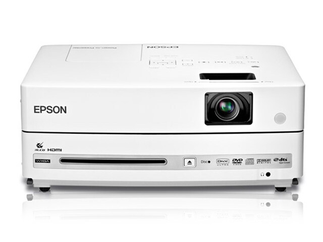 Epson WXGA 3LCD PowerLite Presenter Projector DVD Player Combo