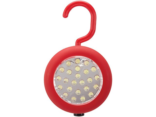 Nexxtech 24 LED Puck Light with Hook Magnet Red