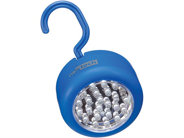 Nexxtech 24 LED Puck Light with Hook Magnet Blue