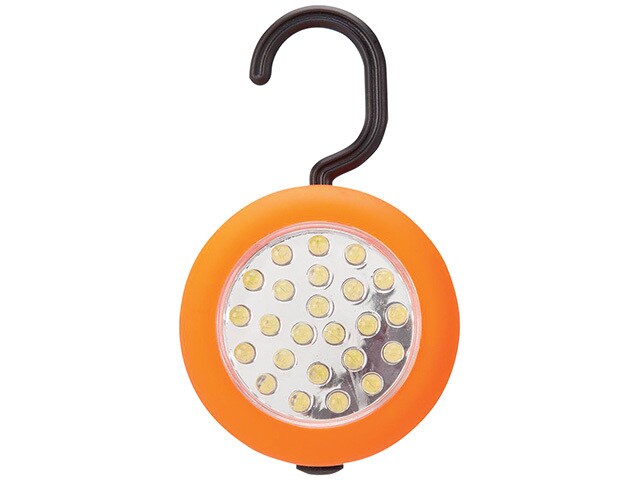 Nexxtech 24 LED Puck Light with Hook Magnet Orange