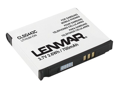 Lenmar CLSG443C Replacement Battery for Samsung Behold, Gravity 2, Impression and Instinct Cellular Phones