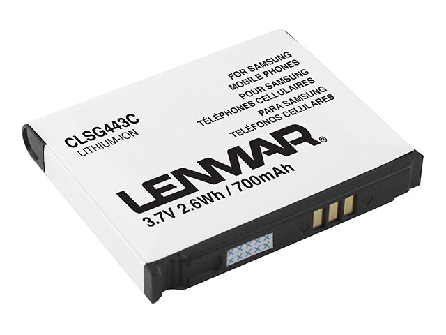 Lenmar CLSG443C Replacement Battery for Samsung Behold Gravity 2 Impression and Instinct Cellular Phones