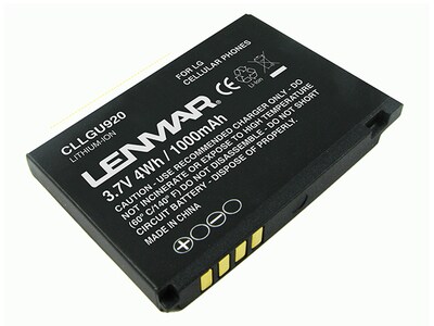 Lenmar CLLGU920 Replacement Battery for LG Vu CU920, Renoir KC910 and Viewty KU990 Cellular Phone