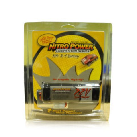 Nitro Power NMHR72 Replacement Battery 7.2 Volt 3300MAH Nickel Metal Hydride for R C Toys