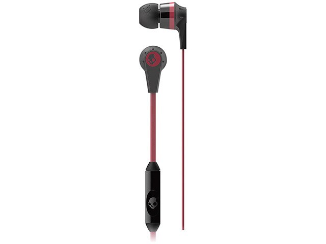 Skullcandy Ink d In Ear Buds with Microphone Black Red