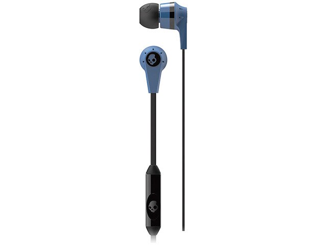 Skullcandy Inkâ€™d Earbuds with In Line Mic Black Blue