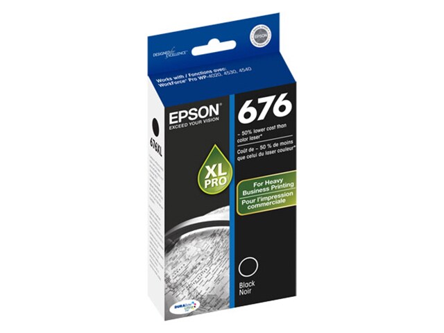 Epson 676XL Ink Cartridge With Sensor DURABrite Ultra Ink