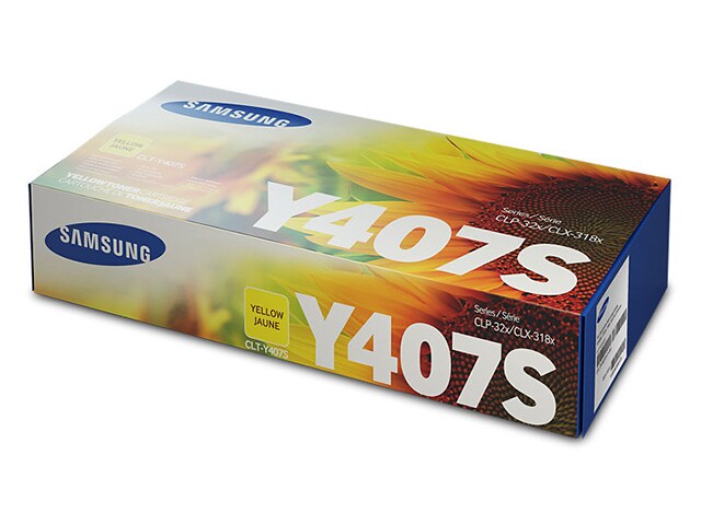 Samsung CLT Y407S Colour Laser Print Cartridge Yellow