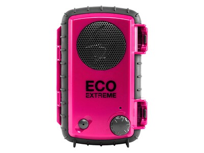 Eco Extreme Waterproof Speaker Case for Smartphone or MP3 Player - Pink