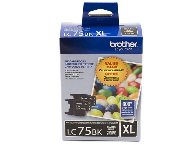 Brother LC752PKS 2 Pack Ink Cartridge for MFC J6510DW MFC J6710DW Black