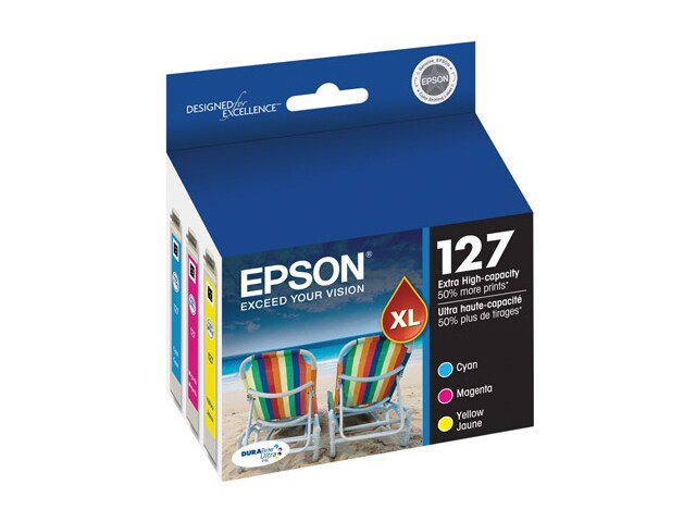 Epson T127520 127 Extra High Capacity Colour Ink Cartridge Multi Pack