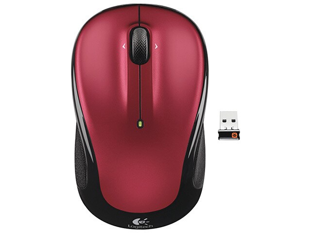 Logitech M325 Wireless Mouse Red Metallic